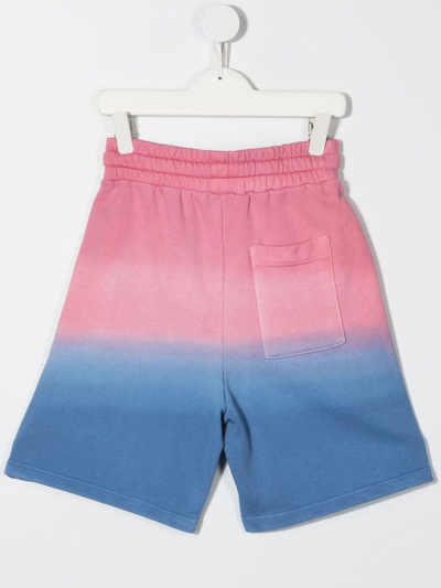 Shop Mauna Kea Tie-dye Logo-print Track Shorts In Pink