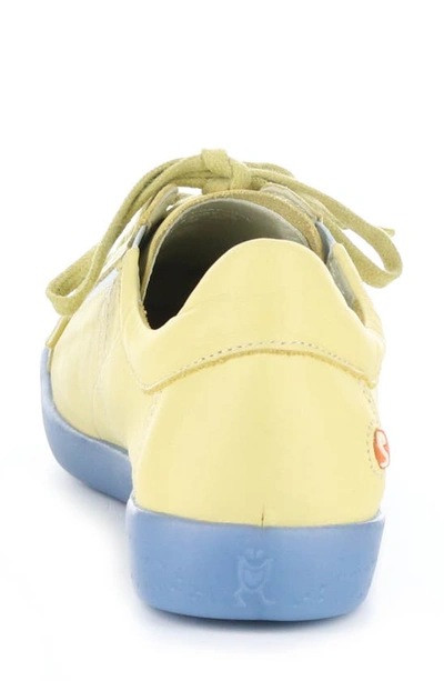 Shop Softinos By Fly London Iddy Sneaker In 007 Light Yellow/ Blue