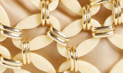 TOPSHOP ACRYLIC CHAIN SHOULDER BAG 