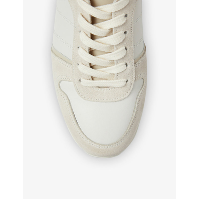 Lk Bennett Tatiana Leather Low-top Trainers In Mul-trench | ModeSens