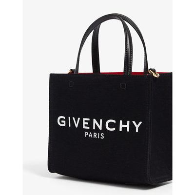 Shop Givenchy Women's Black G Small Canvas Tote Bag