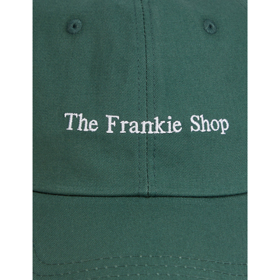 Shop The Frankie Shop Frankie Shop Women's Pine Logo-embroidered Cotton-twill Baseball Cap