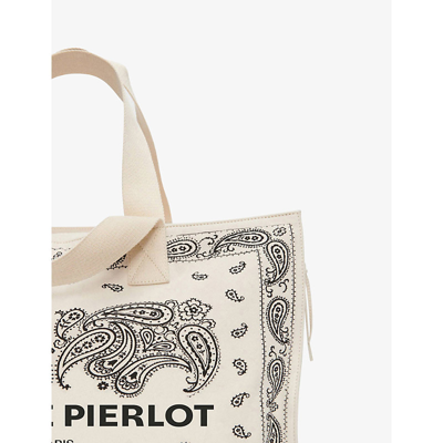 Claudie Pierlot Paisley-print Cotton Travel Tote Bag In Divers