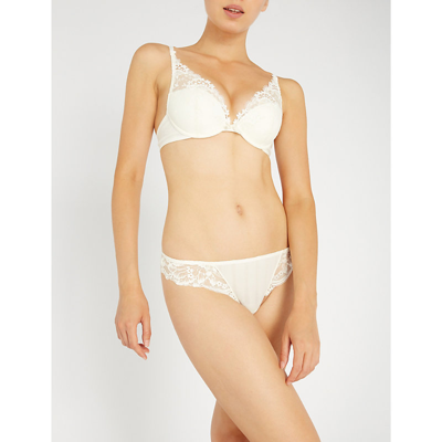 Simone Perele Wish Triangle Push-up Bra In Ivory (cream)
