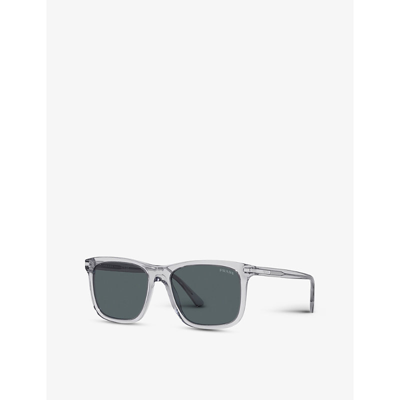 Prada Pr 18ws Square-frame Acetate Sunglasses In Grey