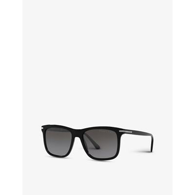 Prada Pr 18ws Square-frame Acetate Sunglasses In Black