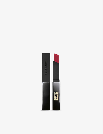 Shop Saint Laurent Yves  21 Rouge Pur Couture The Slim Velvet Radical Lipstick 3.6g