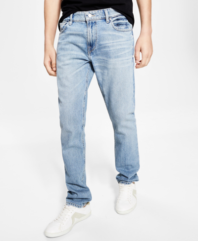 Shop Guess Men's Slim Tapered Eco Jeans In Weston
