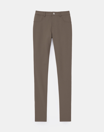 Shop Lafayette 148 Plus-size Acclaimed Stretch Mercer Pant In Beige,brown