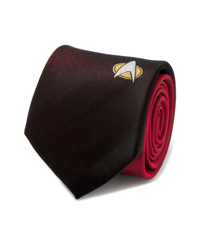 Shop Star Trek The Next Generation Shield Ombre Men's Tie In Red