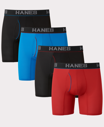 Shop Hanes Men's Ultimate 4pk. Comfortflex Boxer Briefs In Assorted