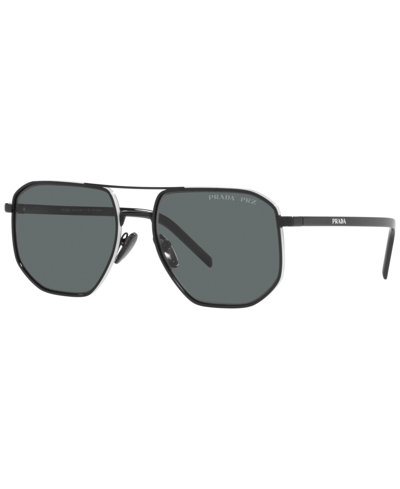 Prada Man Sunglass Pr 59ys In Black