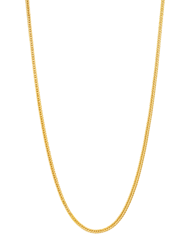 Shop Macy's 20" Foxtail Chain Necklace (1-1/3mm) In 14k Gold In Yellow Gold