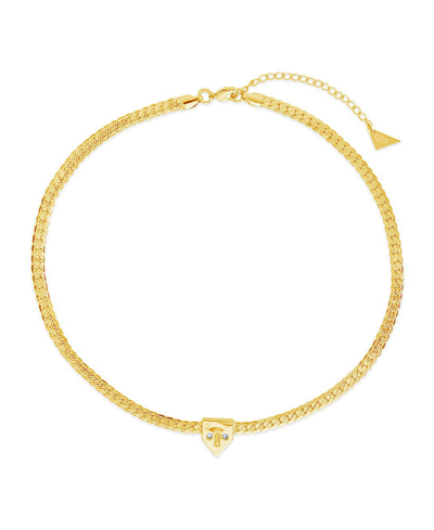 Shop Sterling Forever Catherine Choker Necklace In Gold-plated