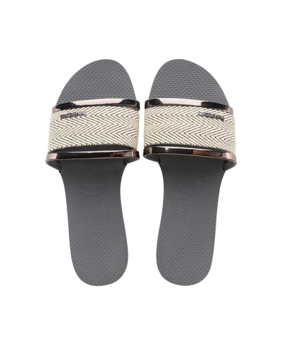 Shop Havaianas Women's You Trancoso Premium Flip Flop Sandals In Steel Gray