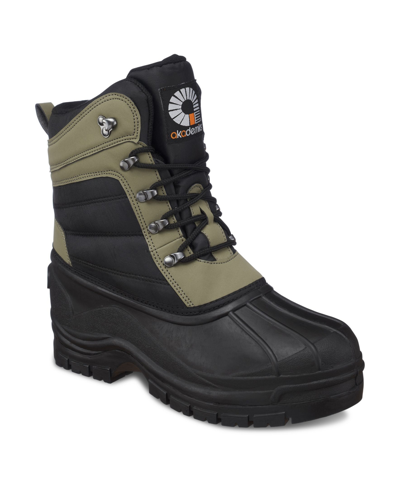 Shop Akademiks Men's Snow Boots In Olive