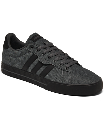 Shop Adidas Originals Adidas Men's Daily 3.0 Casual Sneakers From Finish Line In Gray Six/core Black/gum