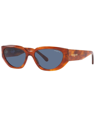 Vogue Eyewear Hailey Bieber X  Women's Sunglasses, Vo5438s 52 In Yellow Havana