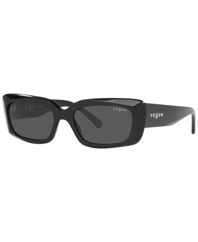 Shop Vogue Eyewear Hailey Bieber X  Women's Sunglasses, Vo5440s In Black