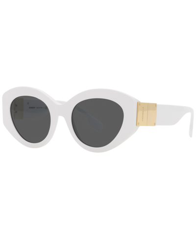 Shop Burberry Women's Sunglasses, Be4361 Sophia 51 In White