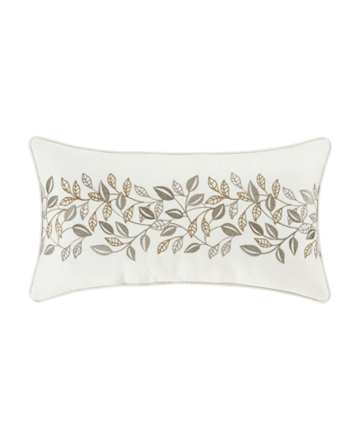 Shop Royal Court Closeout!  Laurel Decorative Pillow, 13" X 24" In White