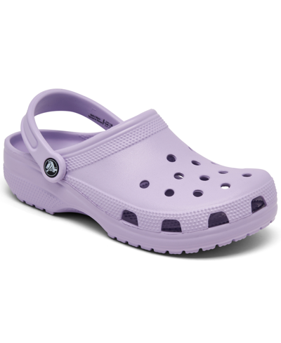 Shop Crocs Big Kids Classic Clogs From Finish Line In Lavender