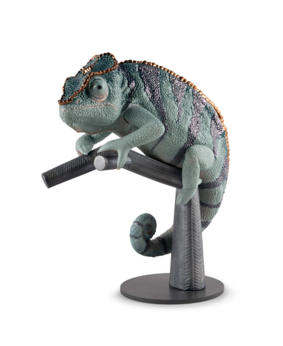 Shop Lladrò Chameleon Figurine In Multi