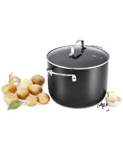 Shop The Cellar Hard-anodized Aluminum 8-qt. Covered Stockpot, Created For Macy's
