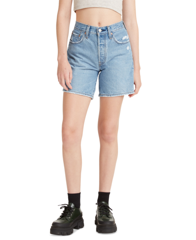 Shop Levi's 501 Mid-thigh Denim Shorts In Oxnard Mischief