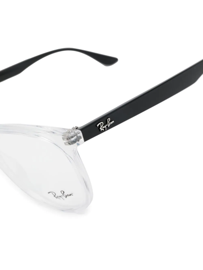 Ray Ban Rb4378 Square-frame Glasses In Weiss