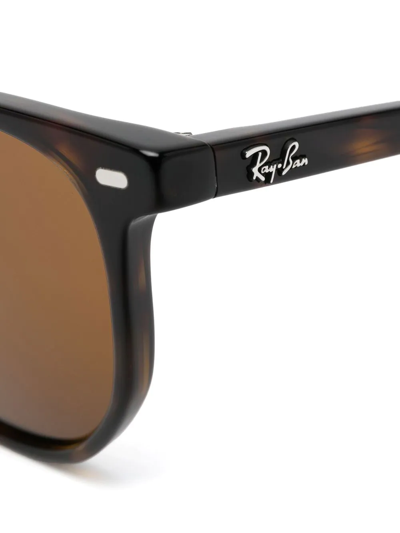 Ray Ban Elliot Wayfarer-frame Sunglasses In Braun