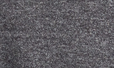 Go Couture Boatneck Hi-low Tunic Sweater In Charcoal Print 1