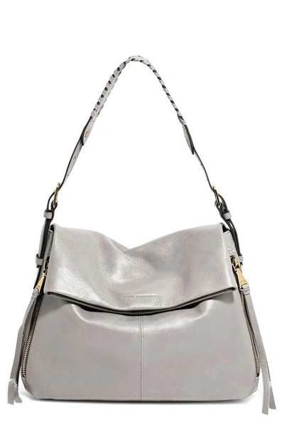 Shop Aimee Kestenberg Bali Double Entry Bag In Elephant Grey