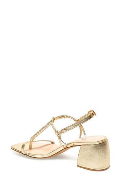 Silent D Basiah Slingback Sandal In Pale Gold Leather | ModeSens