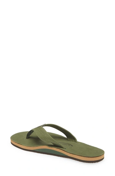 Shop Rainbow '301alts' Sandal In Forest Green / Fawn
