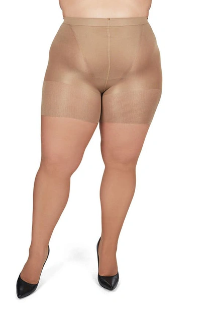 Memoi Super Shaper Footless Sheers In Honey