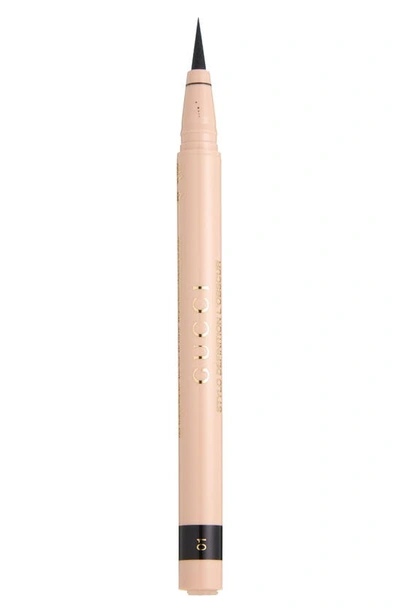 Gucci 01 Eve Black Stylo Définition L'obscur Eyeliner 0.5g In 01 Eve Black