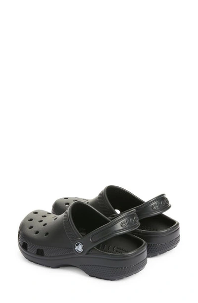 Crocs Kids Classic Clog In Black