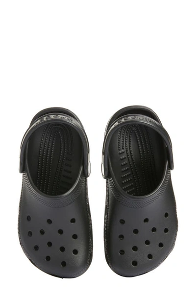 Shop Crocs Kids' Classic Clog In Black