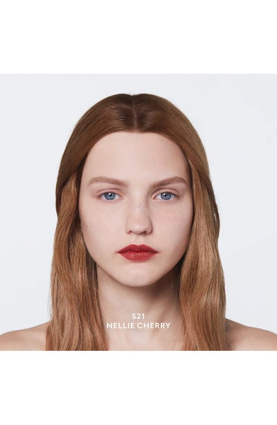 Gucci Transfer-proof Matte Liquid Lipstick 521 Nellie Cherrie In 521 Nellie Cherrie