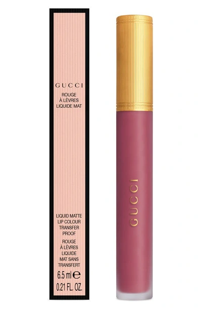 Gucci Transfer-proof Matte Liquid Lipstick 413 Cornelia Pink In 413 Cornelia Pink