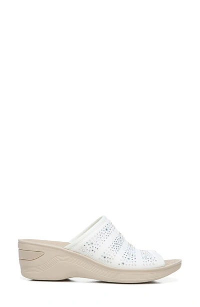 Shop Bzees Deluxe Bright Sandal In White