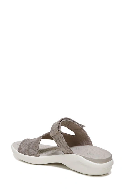 Shop Bzees Carry On Loop Toe Sandal In Latte Camo Fabric