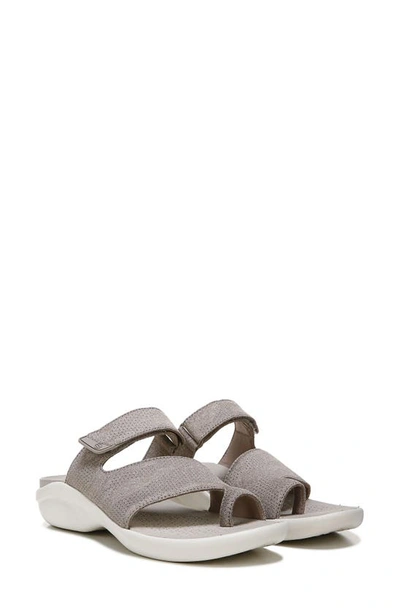 Shop Bzees Carry On Loop Toe Sandal In Latte Camo Fabric
