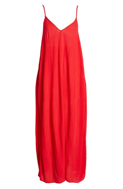 Shop Treasure & Bond Woven Favorite Dress In Red Chinoise