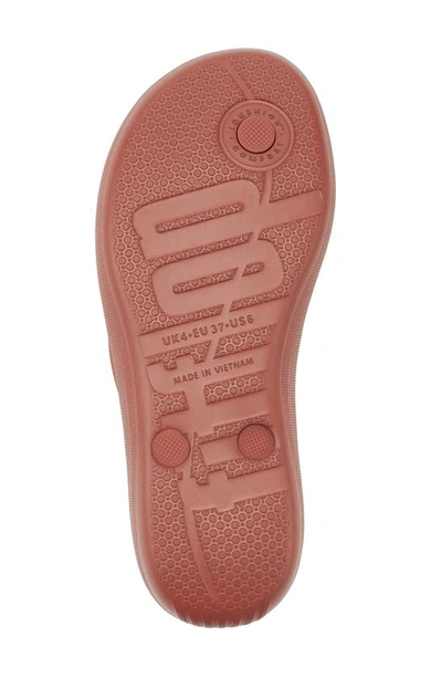 Shop Fitflop Iqushion Flip Flop In Warm Rose