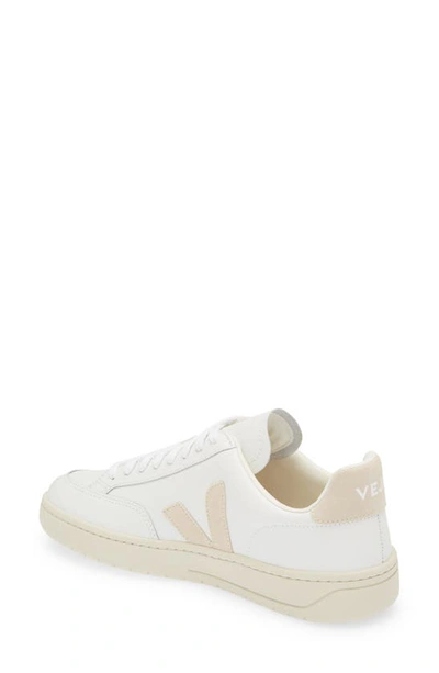 Shop Veja V-12 Low Top Sneaker In Extra White Sable