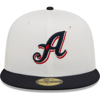 NEW ERA NEW ERA WHITE RENO ACES ALTERNATE AUTHENTIC COLLECTION 59FIFTY FITTED HAT 