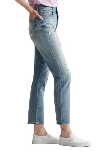 Shop Lucky Brand Drew High Rise Mom Jeans In Marine