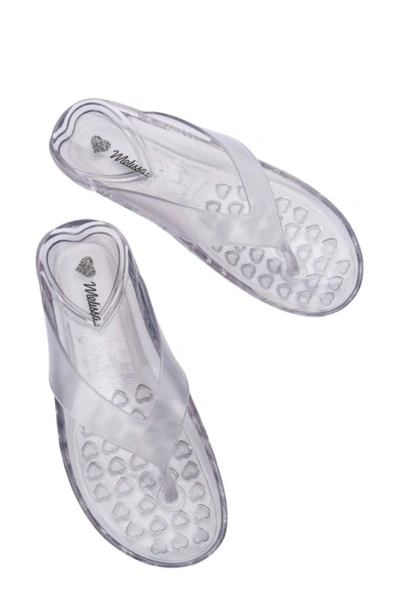 Shop Melissa The Real Jelly Flip Flop In Clear